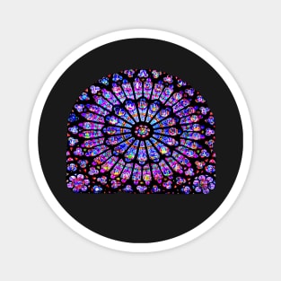 Notre Dame Rose Window Magnet